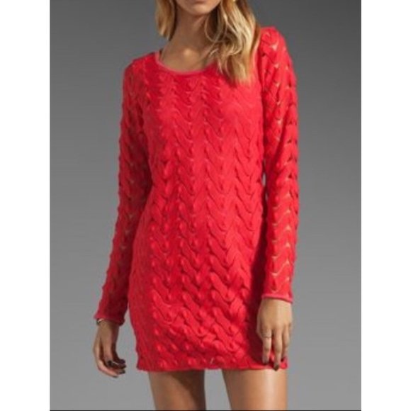 Free People Dresses & Skirts - NEW FREE PEOPLE DRESS WILD THING LONG SLEEVE KNIT